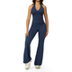 women’S 2 Piece Yoga Tracksuit With Cross Back Long Sleeve Top And Leggings