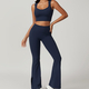women's Yoga Fitness Sports Set With High Waist Leggings