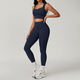 women's Yoga Fitness Sports Set With High Waist Leggings