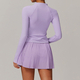 2-3 Piece Yoga Set For Women Outdoor Sports Running Gym Tennis Suit Slim Elastic Golf Fitness Pleated Skirt