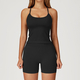 yoga Sports Set Women Gym Tracksuit Long Sleeve Shirt Shorts Bra