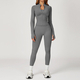 yoga Sports Set Women Gym Tracksuit Long Sleeve Shirt Shorts Bra