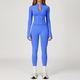 yoga Sports Set Women Gym Tracksuit Long Sleeve Shirt Shorts Bra