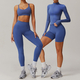 women's Yoga Gym Tank Top With High Waist Leggings And Shorts