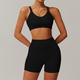 women's Yoga Gym Tank Top With High Waist Leggings And Shorts