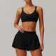 women's Yoga Gym Tank Top With High Waist Leggings And Shorts