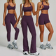 high Waist Yoga Leggings And Sports Bra Set