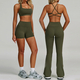 high Waist Yoga Leggings And Sports Bra Set