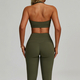 high Waist Yoga Leggings And Sports Bra Set