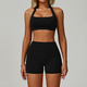 high Waist Yoga Leggings And Sports Bra Set