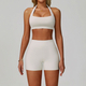 high Waist Yoga Leggings And Sports Bra Set