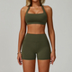 high Waist Yoga Leggings And Sports Bra Set