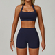 high Waist Yoga Leggings And Sports Bra Set
