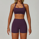 high Waist Yoga Leggings And Sports Bra Set