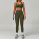 high Waist Yoga Leggings And Sports Bra Set