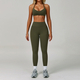 high Waist Yoga Leggings And Sports Bra Set