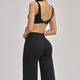 women's Yoga Tracksuit Set With Sports Bra And Bell-Bottom Pants