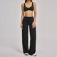 women's Yoga Tracksuit Set With Sports Bra And Bell-Bottom Pants