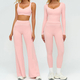 women's 2-Piece Yoga Set Long Sleeve Top & Running Shorts