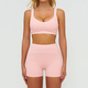 women's 2-Piece Yoga Set Long Sleeve Top & Running Shorts