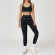 women's 2-Piece Yoga Set Long Sleeve Top & Running Shorts
