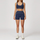 women's 2-Piece Yoga Set Long Sleeve Top & Running Shorts