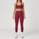 women's 2-Piece Yoga Set Long Sleeve Top & Running Shorts