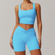 long Sleeve Yoga Set With High Waist Leggings And Vest