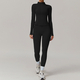long Sleeve Yoga Set With High Waist Leggings And Vest