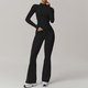long Sleeve Yoga Set With High Waist Leggings And Vest