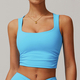 long Sleeve Yoga Set With High Waist Leggings And Vest