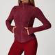 women's Winter Sports Jacket Slim Long Sleeve Fitness Top