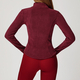 women's Winter Sports Jacket Slim Long Sleeve Fitness Top