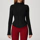 women's Winter Sports Jacket Slim Long Sleeve Fitness Top