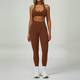 yoga Set Women Tracksuit Running Sportswear Long Sleeve Jacket Leggings Shorts