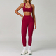 yoga Set Women Tracksuit Running Sportswear Long Sleeve Jacket Leggings Shorts