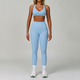 yoga Set Women Tracksuit Running Sportswear Long Sleeve Jacket Leggings Shorts