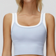 women's Yoga Set Flared Leggings Sports Bra Tank Top