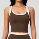 women's Yoga Set Flared Leggings Sports Bra Tank Top