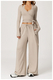 women's Yoga Set 2-3 Pieces Long Sleeve Workout Tracksuit Wide-Leg Sport Pants