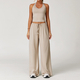 women's Yoga Set 2-3 Pieces Long Sleeve Workout Tracksuit Wide-Leg Sport Pants