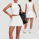 women's Seamless 2-Piece Tennis Skirt & Tank Set