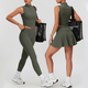 women's Seamless 2-Piece Tennis Skirt & Tank Set