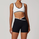 2-Piece Yoga Set High Waist Leggings Sports Bra Athletic Wear