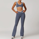 2-Piece Yoga Set High Waist Leggings Sports Bra Athletic Wear