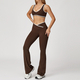 2-Piece Yoga Set High Waist Leggings Sports Bra Athletic Wear