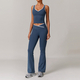 2-Piece Yoga Set High Waist Leggings Sports Bra Athletic Wear
