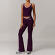 2-Piece Yoga Set High Waist Leggings Sports Bra Athletic Wear
