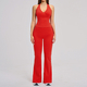 women's 2-Piece Yoga Set Long Sleeve Crop Top High Waist Leggings