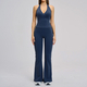 women's 2-Piece Yoga Set Long Sleeve Crop Top High Waist Leggings